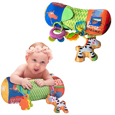 Rolinho Conforto de Atividades Bebê Sensorial Tummy Time
