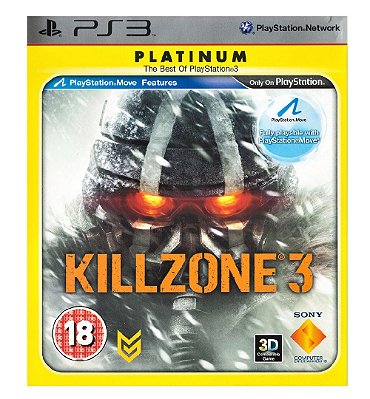 Killzone 3 Platinum Mídia Física PS3(USADO)