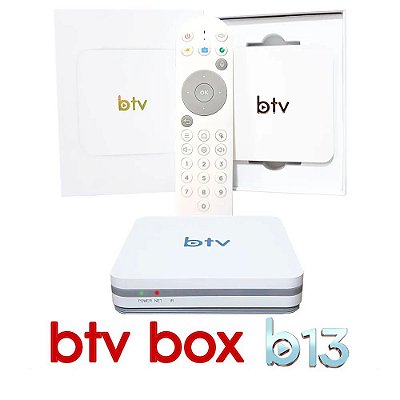 Receptor e Desbloqueador de Canais BTV B13 4K