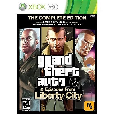 Grand Theft Auto 4 GTA 4 e Episodes Liberty City Mídia Física Xbox 360 (Usado)