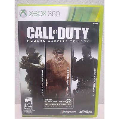 Call of Duty Trilogia Modern Warfare Mídia Física Xbox 360 (USADO)