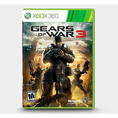 Gears of War 3 Mídia Xbox 360 Mídia Física (Usado)