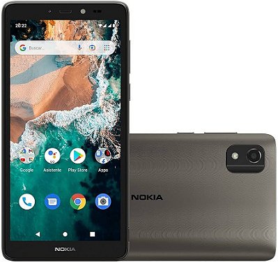Celular Smartphone Nokia C2 2nd Edition 2gb Ram 32gb Cinza