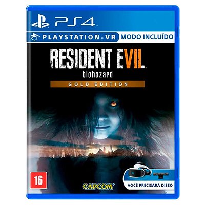 Resident Evil 7 Gold Edition Playstation VR PS4 Mídia Física Lacrado