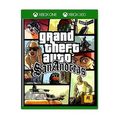 Grand Theft Auto GTA San Andreas - GTA Xbox 360 e Xbox One Mídia Física Lacrado