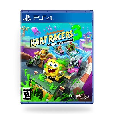 Nickelodeon Kart Rascer 3 PS4 Mídia Física Lacrado