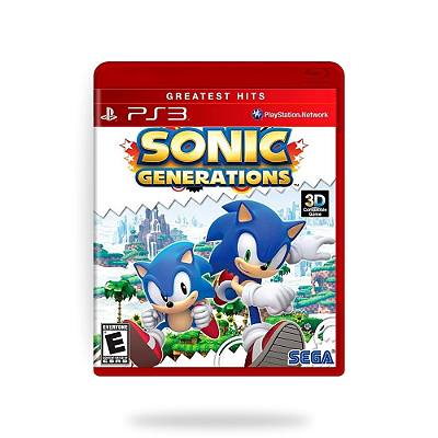 Sonic Generations Greatest Hits PS3 Mídia Física Lacrado