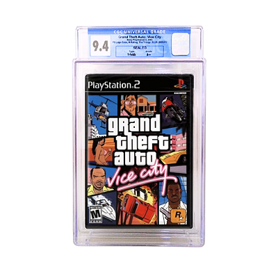 Grand Theft Auto Vice City GTA Vice City PS2 Certificado CGC 9.4