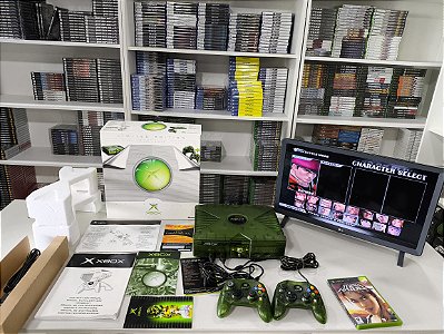 Console Microsoft Xbox Clássico Translucent Green Limited Edition Europeu