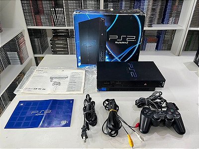 Console Sony Playstation 2 Fat Europeu Desbloqueado Matrix SCPH-50003 - PS2 FAT