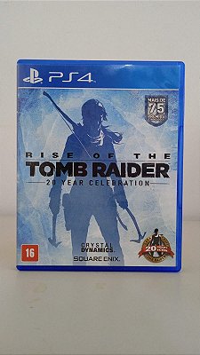Rise of the Tomb Raider 20 Year Celebration PS4 Mídia Física (Usado)