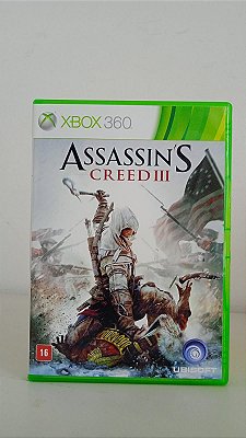 Assassin's Creed 3 Xbox 360 Original Mídia Física Usado