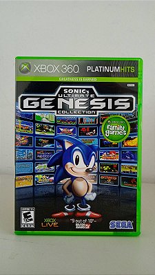 Sonic's Ultimate Genesis Collection Xbox 360 Original Mídia Física Usado