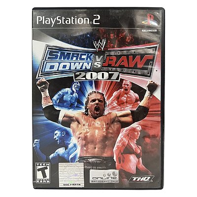 WW Smackdown VS Raw PS2 Original Americano (Usado)