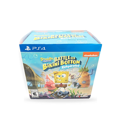 SpongeBob Squarepants Batlle for Bikini Bottom Rehydrated Shiny Edition PS4 Original