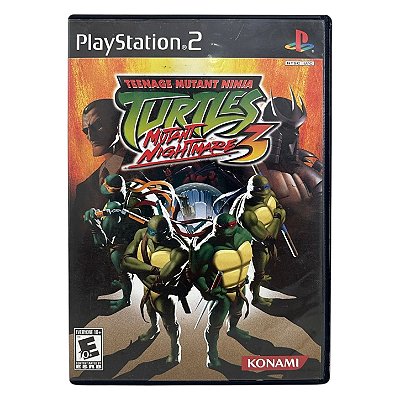 Teenage Mutant Ninja Turtles 3 Mutant Nightmare PS2 Original Americano (Usado)