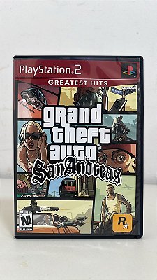 Grand Theft Auto - GTA San Andreas GH PS2 Original Americano (Usado)