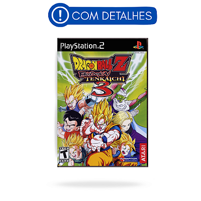Dragon Ball Z Budokai Tenkaichi 3 PS2 Original Americano (Usado com Detalhes)