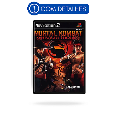Mortal Kombat Shaolin Monks PS2 Original Americano (Usado com Detalhes)