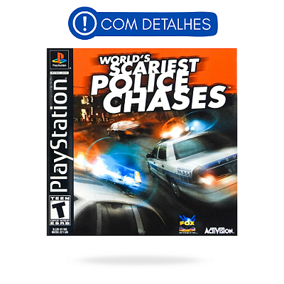 World's Scariest Police Chases PS1 Original Americano (Usado com Detalhes)