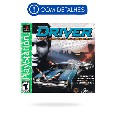 Driver You Are The Wheelman GH  PS1 Original Americano (Usado com Detalhes)