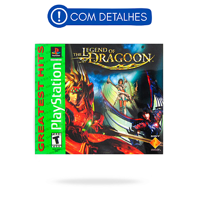The Legend Of Dragoon GH PS1 Original Americano (Usado com Detalhes)