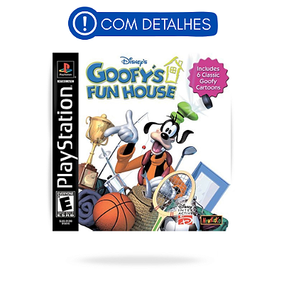 Goofy's Fun House  PS1 Original Americano (Usado com Detalhes)