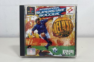 International Superstar Soccer Deluxe PS1 Original Europeu PAL (Usado)