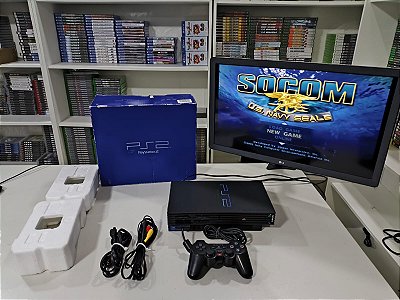 Console Sony Playstation 2 Fat Americano SCPH-30001R - PS2 FAT