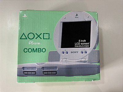 Console PS One Combo + Tela LCD Americano - Playstation One Com Tela LCD 5 Polegadas Lacrado