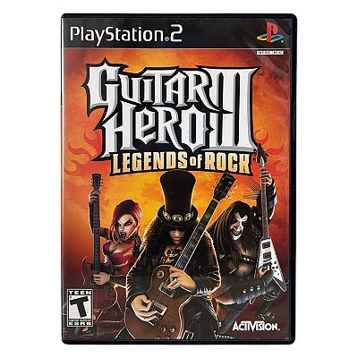 Guitar Hero 3 Legends of Rock PS2 Original Americano (Usado)