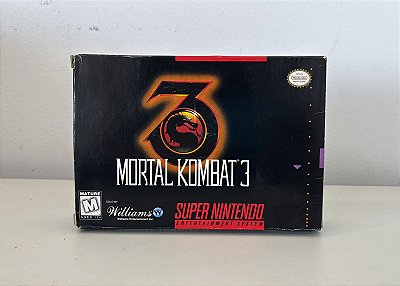 Mortal Kombat 3 Super Nintendo SNES CiB Original