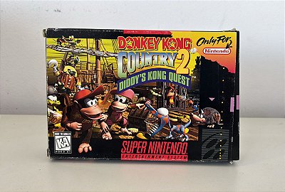 Donkey Kong Country 2 Diddy's Kong Quest Super Nintendo SNES CiB Original