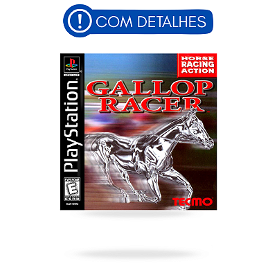 Gallop Racer PS1 Original Americano (Usado com Detalhes)