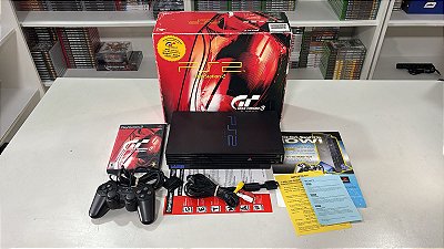 Console Sony Playstation 2 Fat GT3 Racing Pack Americano SCPH-35001GT - PS2 FAT