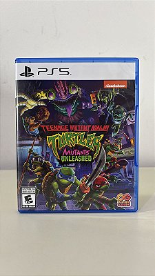 Teenage Mutant Ninja Turtles Mutants Unleashed PS5 Mídia Física (Usado)