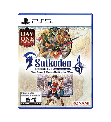 Suikoden 1 e 2 HD Remaster Day One Edition PS5 Mídia Física Lacrado