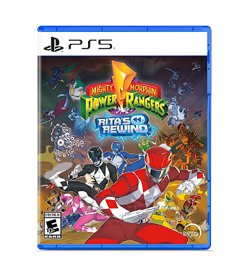 Mighty Morphin Power Rangers Rita's Rewind PS5 Mídia Física Lacrado