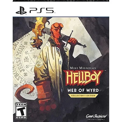 Mike Mignolas Hellboy Web Of Wyrd Collectors SteelBook Edition PS5 Mídia Física Lacrado