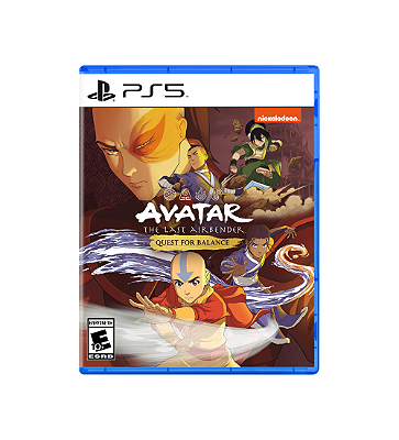 Avatar The Last Airbender Quest For Balance PS5 Mídia Física Lacrado