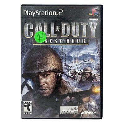Call Of Duty Finest Hour PS2 Original Americano (Usado)