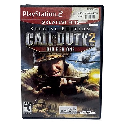 Call Of Duty 2 Big Red One Special Edition GH PS2 Original Americano (Usado)