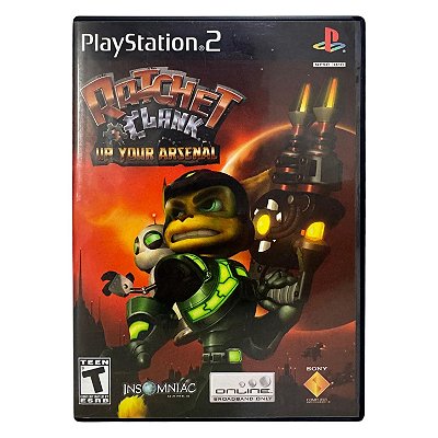 Ratchet e Clank Up Your Arsenal PS2 Original Americano (Usado)