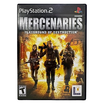 Mercenaries Playground Of Destruction PS2 Original Americano (Usado)