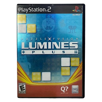 Puzzle Fusion Lumines Plus PS2 Original Americano (Usado)