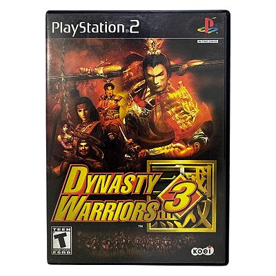 Dynasty Warriors 3 PS2 Original Americano (Usado)