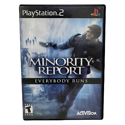 Minority Report Everybody Runs PS2 Original Americano (Usado)