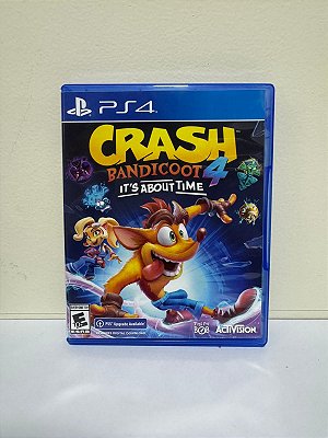 Crash Bandicoot it's About Time PS4 Mídia Física (Usado)