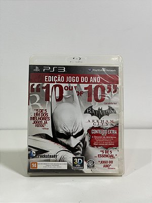 Batman Arkham City Edição Jogo Do Ano PS3 Mídia Física (Usado)
