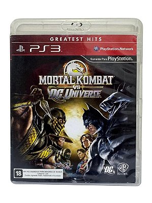 Mortal Kombat Vs DC Universe GH PS3 Midia Fisica (Usado)